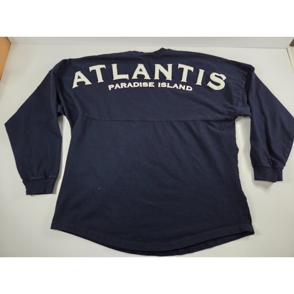 Spirit Jersey Sweater Mens Extra Large Blue Atlantis Paradise Island Bahamas